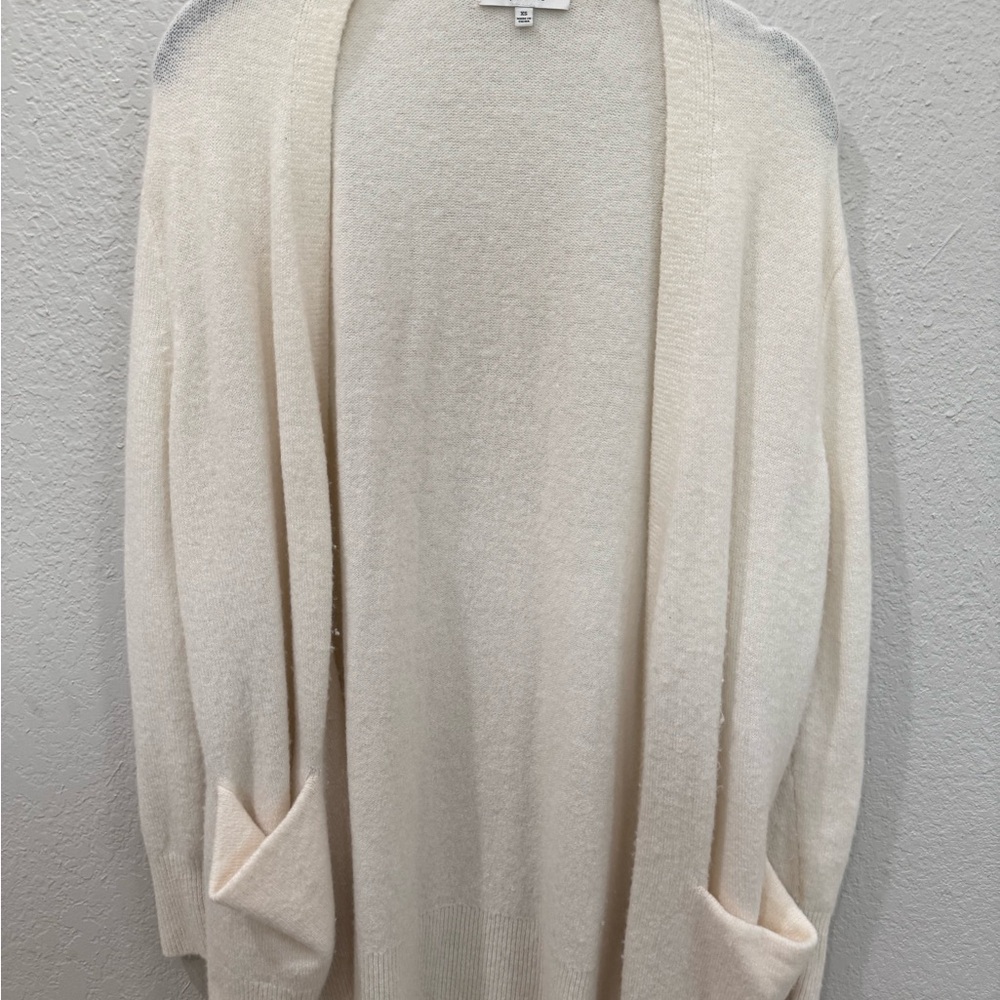 Madewell Long Cream Women's open cardigan